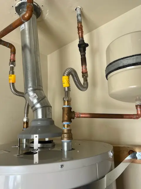 Water heater installation and plumbing repair in Wrangell Brook Park